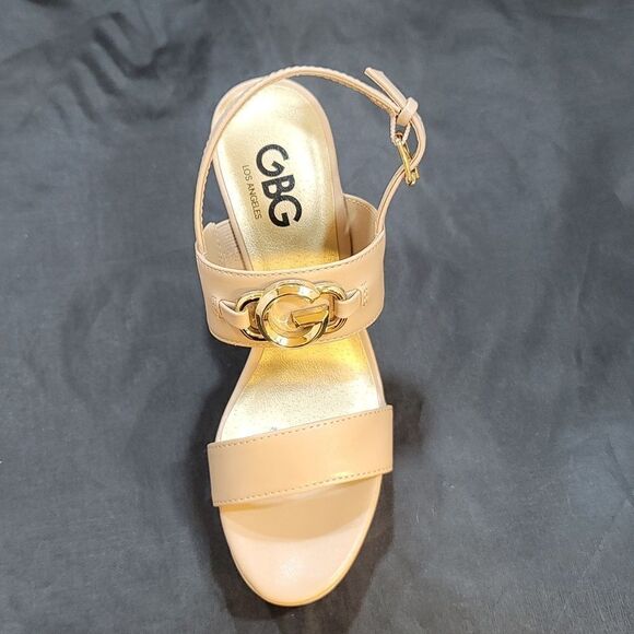 BRAND NEW GBG LOS ANGELES ESPADRILLE OPEN TOE WEDGE SANDAL - Picture 11 of 11